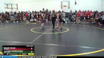 Round 1 - Autumn Stonecypher, West Fork vs Bailee Craun, Oelwein