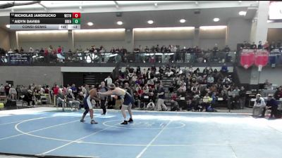 215 lbs Consolation - Nicholas Jandrucko, Weston vs Aidyn Davies, Bristol Eastern