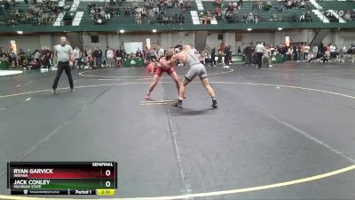 157 lbs Semifinal - Jack Conley, Michigan State vs Ryan Garvick, Indiana