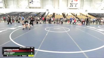 215 lbs Semifinal - Cameron Mosher, HF-L Wrestling vs Bryce Dadey, Club Not Listed