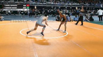5A 132 lbs Cons. Round 1 - Kimmoni Heggie, Frisco Emerson vs Daniel Espinosa, Mission Sharyland Pioneer