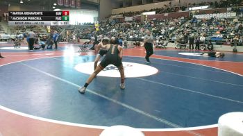 4A 126 lbs Cons. Round 1 - Matua Benavente, Gravette vs Jackson Purcell, Pulaski Academy