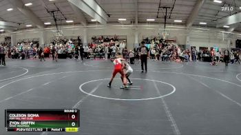 55 lbs Round 2 - Coleson Sioma, Fort Hill Mat Club vs Zyon Griffin, SMWC Wolfpack