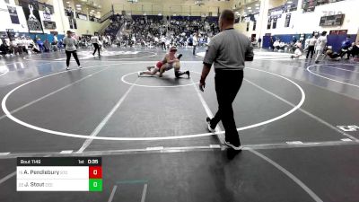 189 lbs Consi Of 16 #2 - Andrew Pendlebury, St. Christopher's School vs Jake Stout, Conwell-Egan Catholic