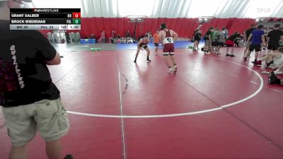 190 lbs Quarters & Wb (16 Team) - Grant Salber, Marathon vs Brock Wiedeman, Pulaski