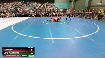 190 lbs Champ. Round 1 - Ian Morris, McMinnville vs Lidio Valdovinos, Yerington