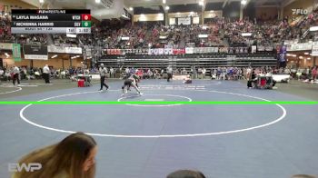 135 lbs Champ. Round 1 - Layla Magana, WaKeeney-Trego Community HS vs McKenna Harris, Silver Lake HS