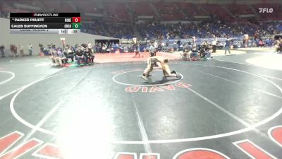 4A Boys 138 lbs Cons. Round 2 - Parker Pruett, North Bend Boys vs Caleb Buffington, Crook County Boys