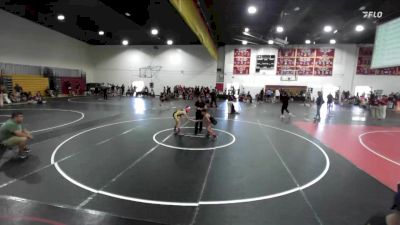 85-88 lbs Round 1 - Rebecca Jimenez, Wolves Den Wrestling Club vs Lucca Martinez, TOTAL KAOS