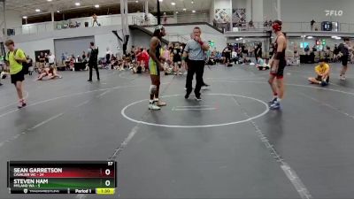 132 lbs Round 5 (8 Team) - Sean Garretson, Cavalier WC vs Steven Ham, Myland WA