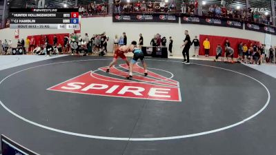 70 kg Quarters - Hunter Hollingsworth, Oklahoma Regional Training Center vs CJ Hamblin, Beaver Dam Wrestling Regional Training Center