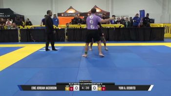 Yuri A. DeBrito vs Eric Jordan Jacobson 2026 Pan IBJJF Jiu-Jitsu No-Gi Championship
