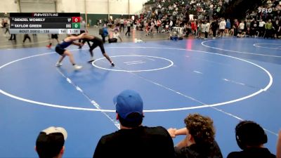 138 lbs Champ. Round 2 - Denzel Womely, Vista Peak vs Taylor Green, Broomfield High School