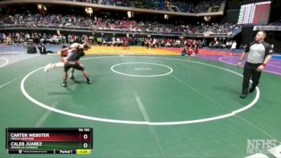 5A 150 lbs Champ. Round 1 - Caleb Juarez, Amarillo Caprock vs Carter Webster, Frisco Heritage