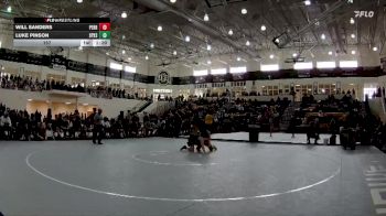 157 lbs 2nd Wrestleback (16 Team) - Luke Pinson, St Pius X School vs Will Sanders, Perry