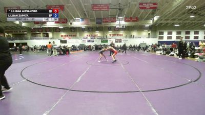 103 lbs Champ. Round 3 - Juliana Alejandro, William Jewell College vs Lillian Zapata, William Penn