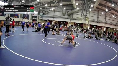 100 lbs Round 5 (6 Team) - Kevin Ward, Best Trained X All American - Red vs Jaxon Mancuso, Baton Rouge Training Center - (A)
