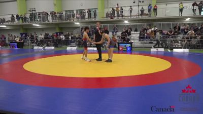 60kg Cons. Round 2 - Jonah Sanderson, Prince Albert WC vs Blake Wheeler, Jr Huskies