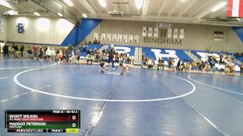 40-42 A Round 1 - Maddox Peterson, Westlake vs Wyatt Wilson, Mt. Ridge Youth Wrestling