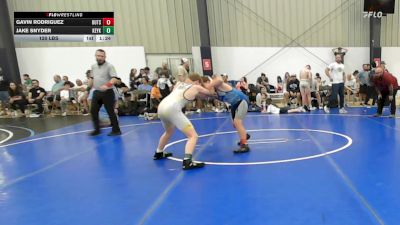 120 lbs Rr Rnd 3 - Gavin Rodriguez, Outsiders Wrestling Club - K8 vs Jake Snyder, Keystone Krush - K8