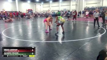190 lbs Quarters & Wb (16 Team) - Quisiera Wilson, RPA/Head Hunters Wrestling Club vs Briar Ludeman, Team Iowa Beach Bums