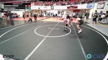 110 lbs Rr Rnd 4 - Maverick Stewart, Warner Eagles Youth Wrestling vs Rhett Powers, Tiger Trained Wrestling