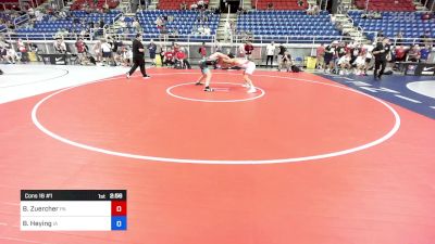 190 lbs Cons 16 #1 - Brayden Zuercher, PA vs Brenden Heying, IA