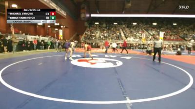 2A-144 lbs Champ. Round 1 - Ethan Yarrington, Thermopolis vs Michael Symons, Kemmerer