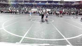 52 lbs Rr Rnd 4 - Jude Vallot, Lafayette Scrappers WC vs Hudson Mitchell, Wichita WC