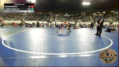130 lbs Consi Of 8 #1 - Drake Rosholt, Tuttle Wrestling vs Clinton Stout Jr., Keystone Wrestling Club