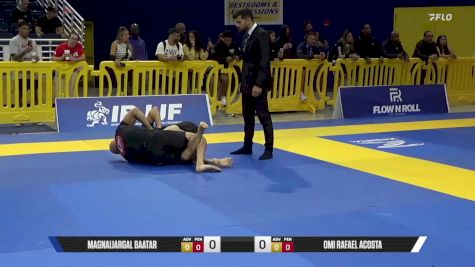 OMI Rafael Acosta vs Magnaijargal Baatar 2025 Pan IBJJF Jiu-Jitsu No-Gi Championship