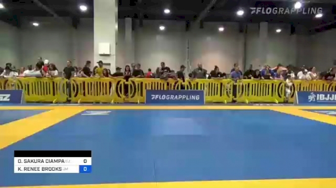 OLIVIA SAKURA CIAMPA vs KAYDYN RENEE BROOKS 2022 American National IBJJF Jiu-Jitsu Championship