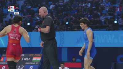 59 kg 1/4 Final - Bolortuya Khurelkhuu, Mongolia vs Manisha Manisha, India
