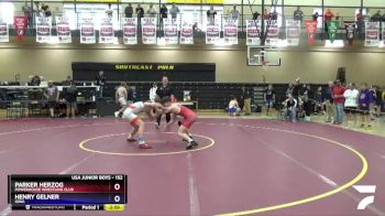 152 lbs Champ. Round 2 - Parker Herzog, Powerhouse Wrestling Club vs Henry Gelner, Iowa