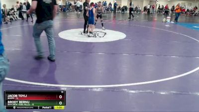 75 lbs Finals (8 Team) - Jacob Toyli, BHVPP vs Brody Bernu, NYM (New York Mills)