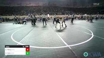 85 lbs Round Of 32 - Carter Perry, Choctaw Ironman Youth Wrestling vs Kayson Cain, Morrison Takedown Club