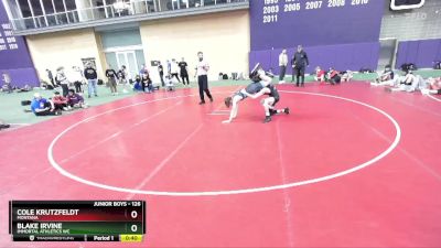 126 lbs Cons. Round 5 - Cole Krutzfeldt, Montana vs Blake Irvine, Immortal Athletics WC