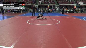 65 lbs Cons. Round 3 - Melvin Kjelsrud, Livingston Wrestling Club vs Greyson Rivers, Butte Wrestling Club