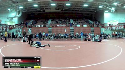 95 lbs Champ. Round 2 - Carson Planer, Region Wrestling Academy vs Jake Figueroa, M3 Wrestling Academy