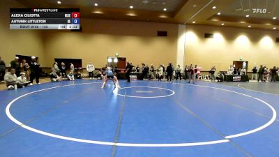 125 lbs Cons. Round 2 - Alexa Ciliotta, New Jersey vs Autumn Littleton, Delaware