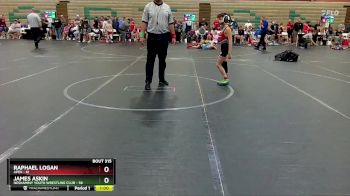 72 lbs Semifinal - James Askin, Neshaminy Youth Wrestling Club vs Raphael Logan, Apex