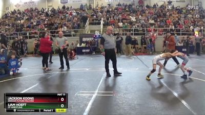 63 lbs Quarterfinal - Jackson Koons, Graham Future Falcons vs Liam Hoeft, CP Wrestling