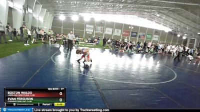 77 lbs Cons. Round 3 - Boston Waldo, Lakeland Wrestling Club vs Evan Ferguson, Cornerstone Mat Club