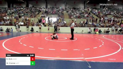 51 lbs Consi Of 16 #2 - Brody Bick, Morris Fitness Wrestling Club vs Whitt Cromer, Jefferson Wrestling Club - USA