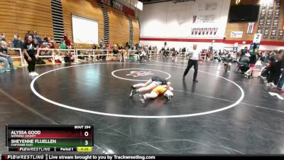 140 lbs Cons. Round 2 - Alyssa Good, Natrona County vs Sheyenne Fluellen, Cheyenne East