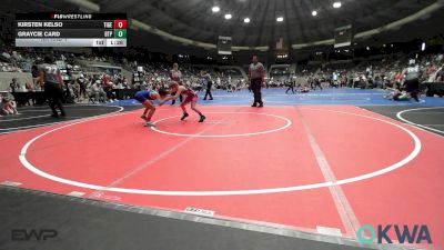 70 lbs Rr Rnd 4 - Kirsten Kelso, Tiger Trained Wrestling vs Graycie Card, Tulsa Blue T Panthers