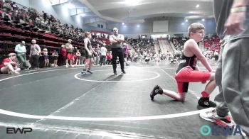 90 lbs Rr Rnd 4 - Rayden Wishard, Claremore Wrestling Club vs Harrison Roberts, Raw Wrestling Club