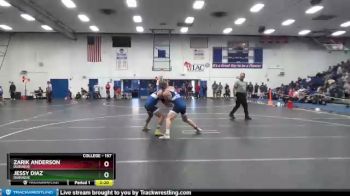 157 lbs Semifinal - Jessy Diaz, Dubuque vs Zarik Anderson, Dubuque