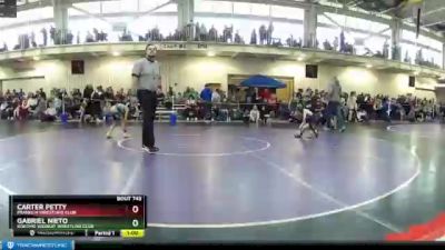 67 lbs Cons. Round 3 - Carter Petty, Franklin Wrestling Club vs Gabriel Nieto, Kokomo Wildkat Wrestling Club