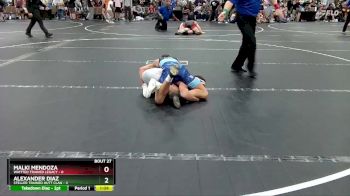 106 lbs Round 7 (8 Team) - Malki Mendoza, Whitted Trained Legacy vs Alexander Diaz, Steller Trained Hutt Clan